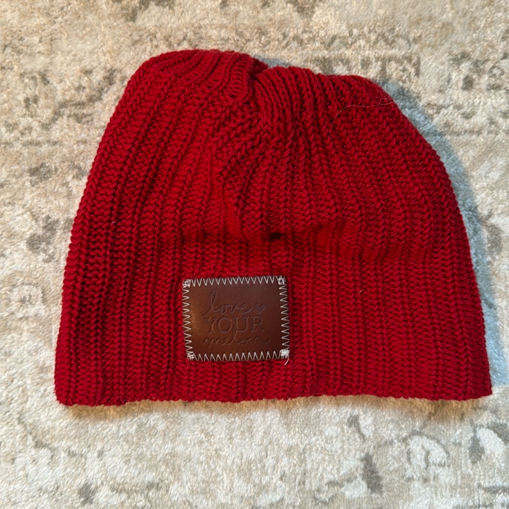 Love your melon red beanie